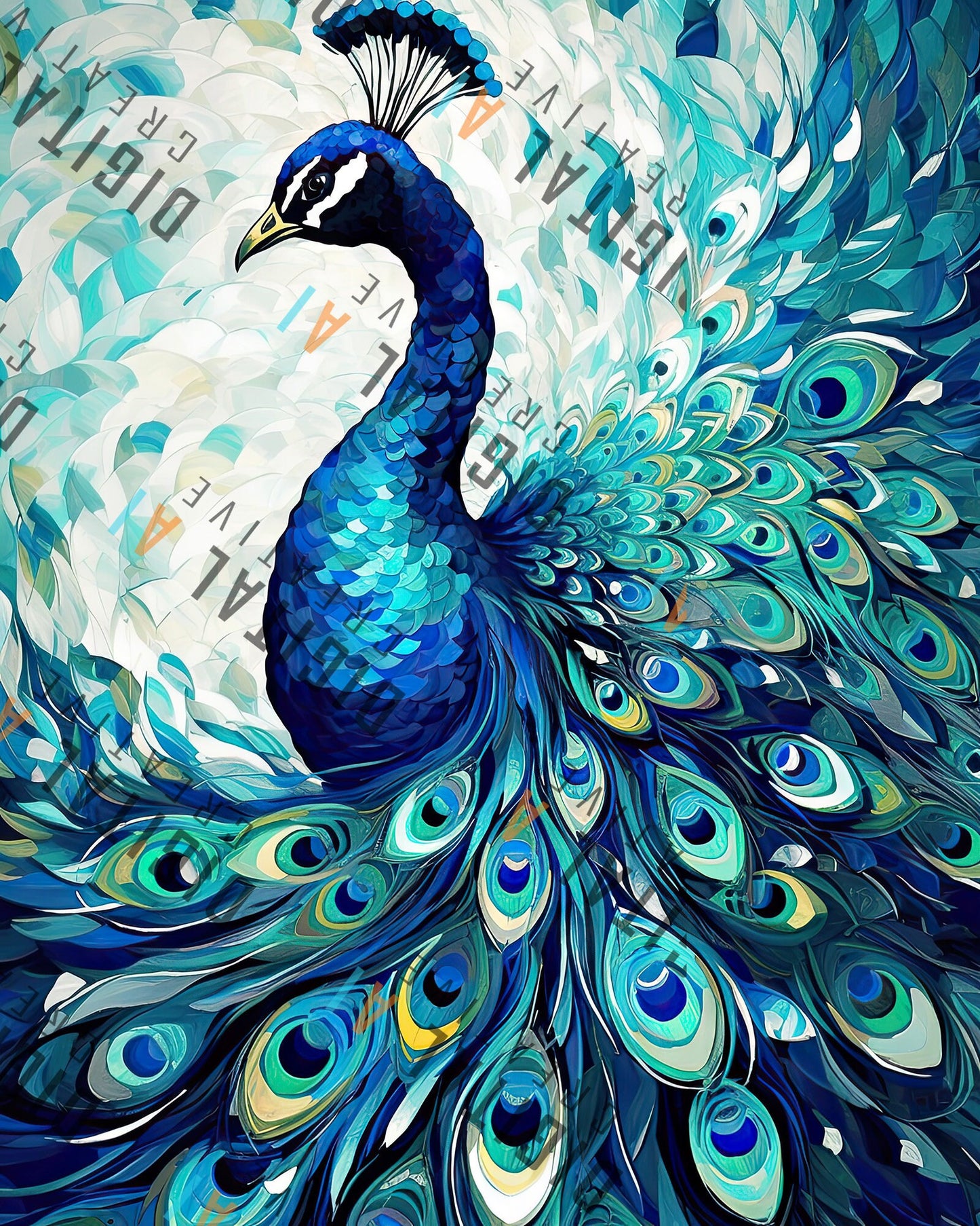 Digital Illustration Package - X4 Birds of Luxe VOL 03  - 8736 x 4896 @300DPI